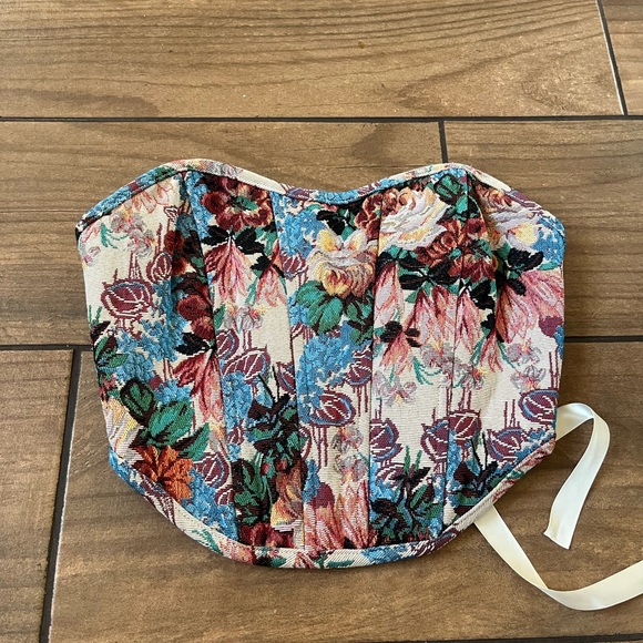 last nights party Tops - Last Nights Party Vintage Floral Corset Medium